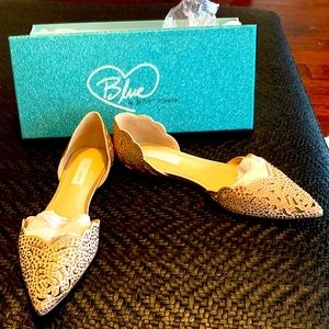 Blue by Betsy Johnson Lucy Blush Flats 8.5